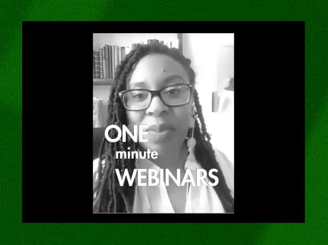 One Minute Webinars: Social Media 101