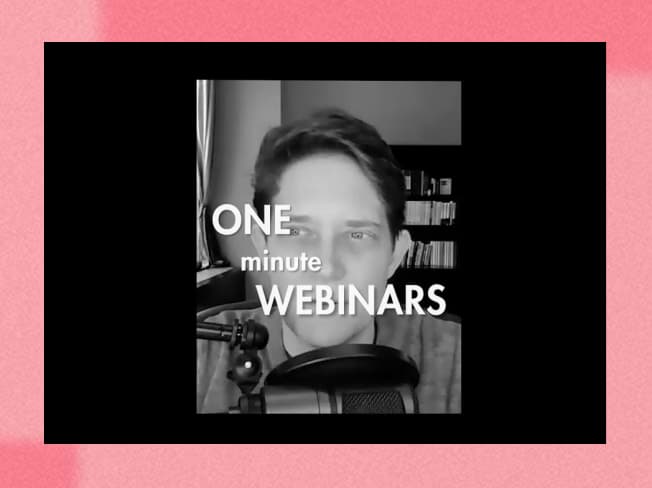 One-Minute Webinar: Break Away from the Rest