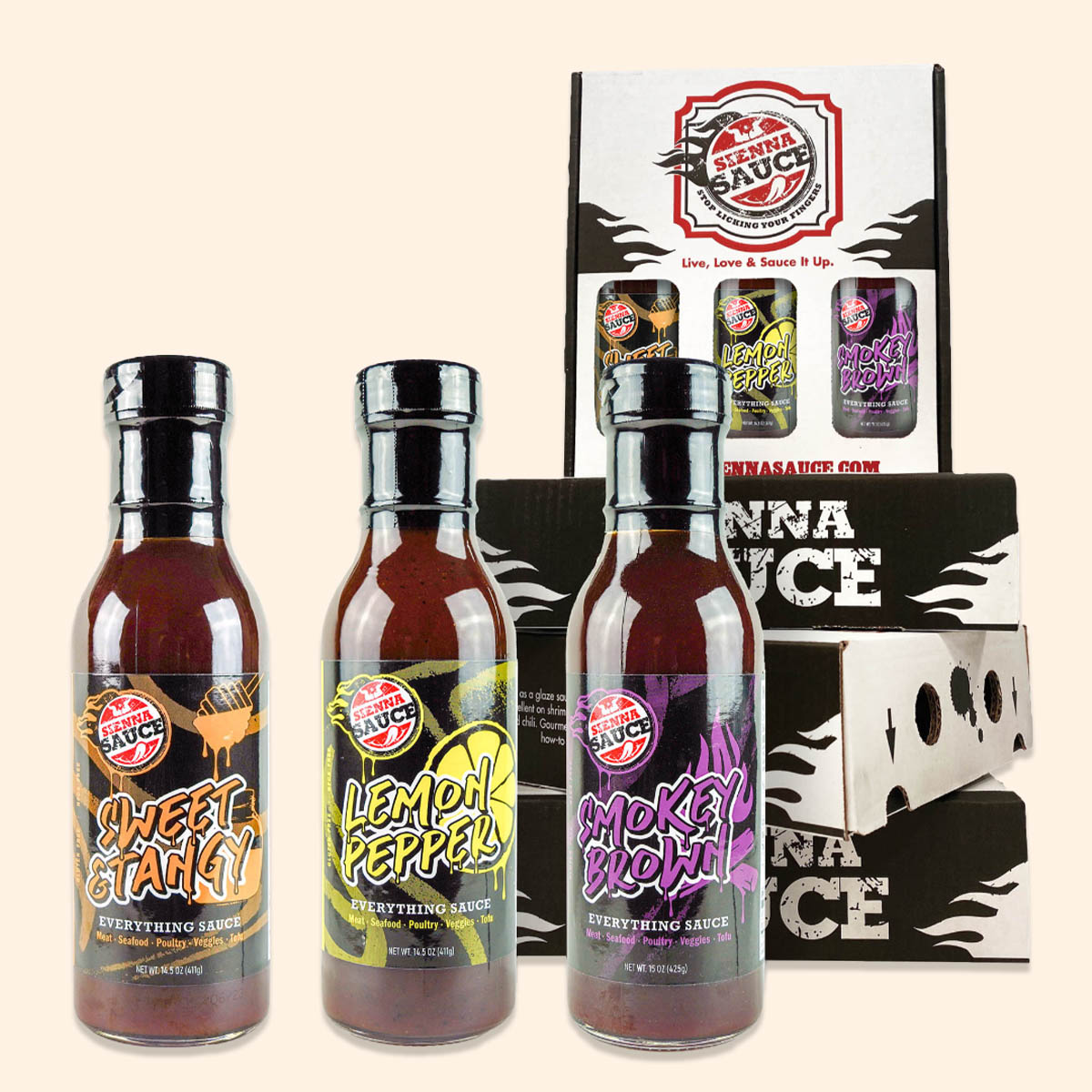 Sienna Sauce Variety Pack